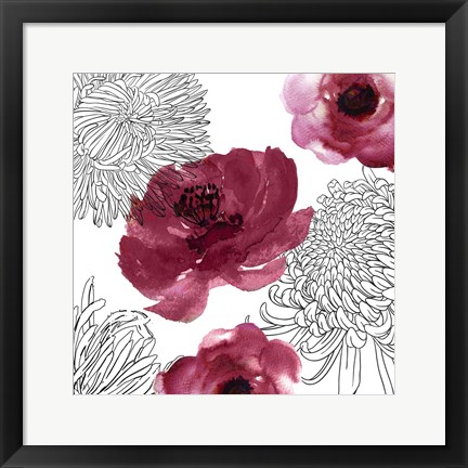 Framed Cinnabar I Print