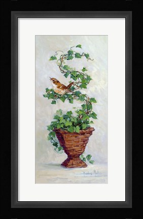 Framed Ivy Topiary III Print