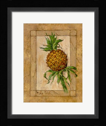 Framed Pineapple Pizzazz II Print