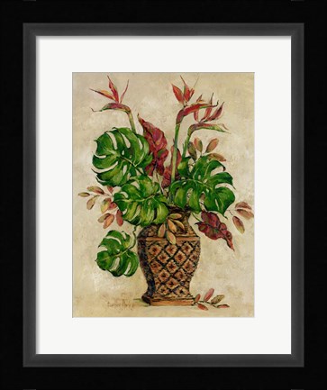 Framed Exotic Bouquet Print