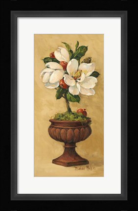 Framed Magnolia Topiary I Print