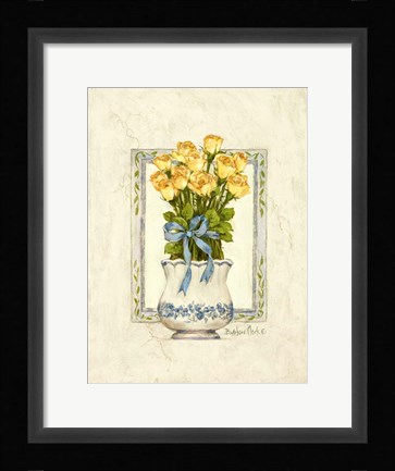 Framed Yellow Rose II Print