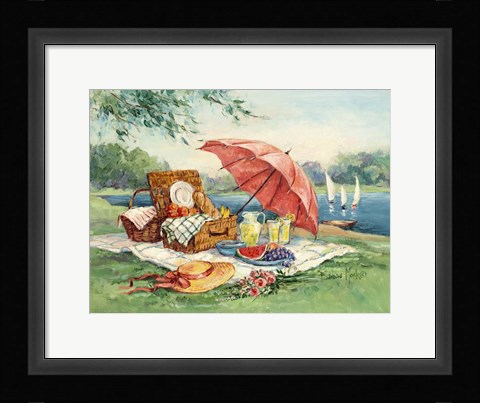 Framed Summer Picnic Print