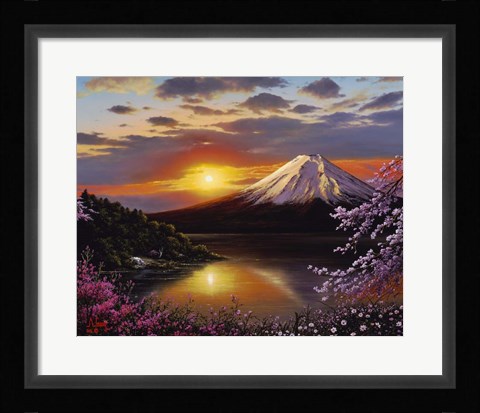 Framed Snow Capped Print