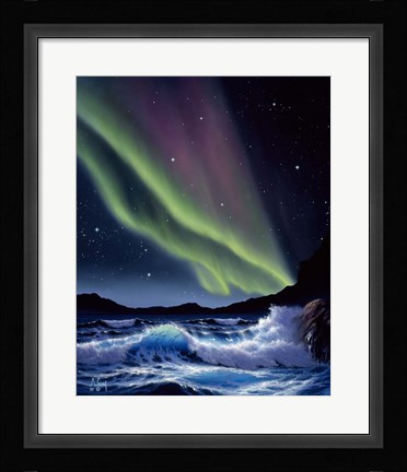 Framed Northern Lights Print