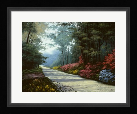 Framed Garden Path Print