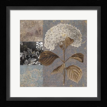 Framed Cocoa &amp; Blue II Print