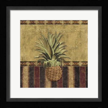 Framed Fresh Fruit III Print