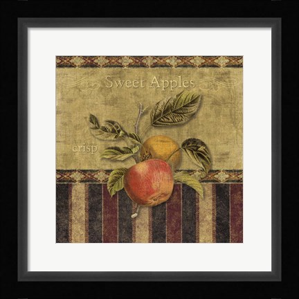 Framed Fresh Fruit IV Print