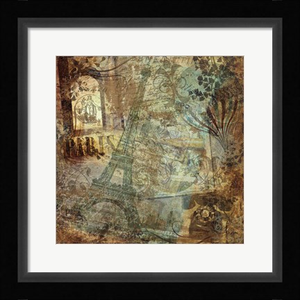 Framed Destination Paris Print