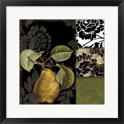 Framed Damask Lerain II Print