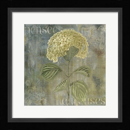 Framed Pensees Heureuses Print