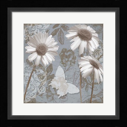 Framed Daisy Recital II Print