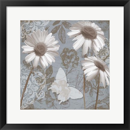 Framed Daisy Recital II Print