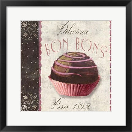 Framed Patisserie I Print