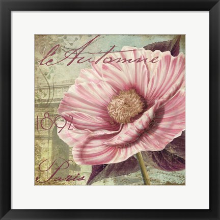 Framed Saisons I Print