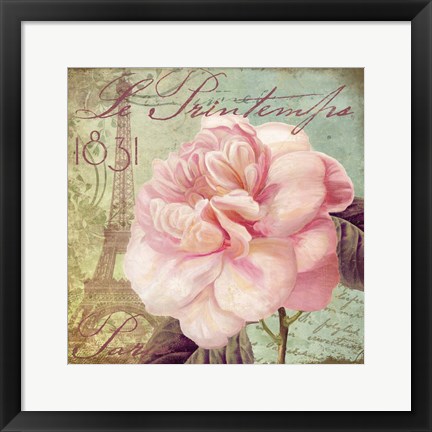 Framed Saisons IV Print