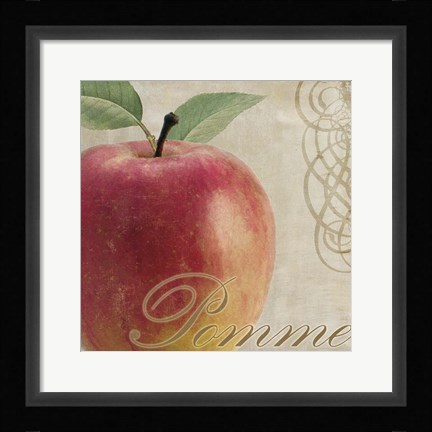 Framed Fruits Classique V Print