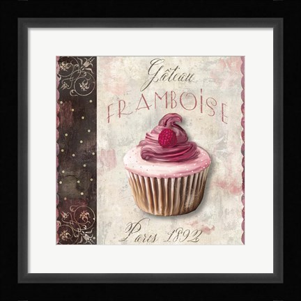 Framed Patisserie III Print