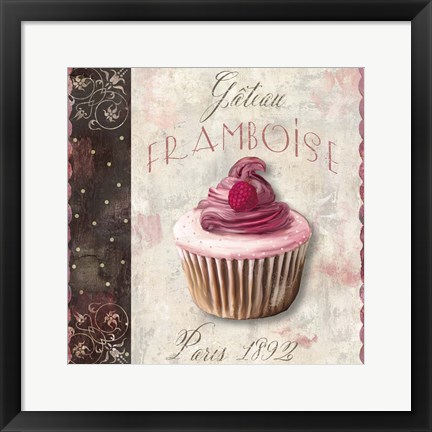 Framed Patisserie III Print