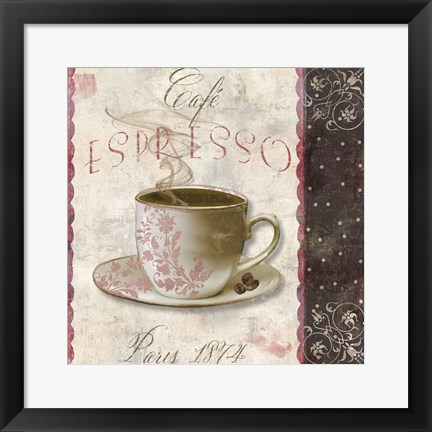 Framed Patisserie IV Print