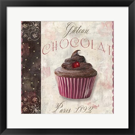 Framed Patisserie VI Print