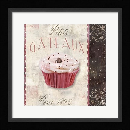 Framed Patisserie VII Print