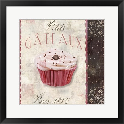 Framed Patisserie VII Print