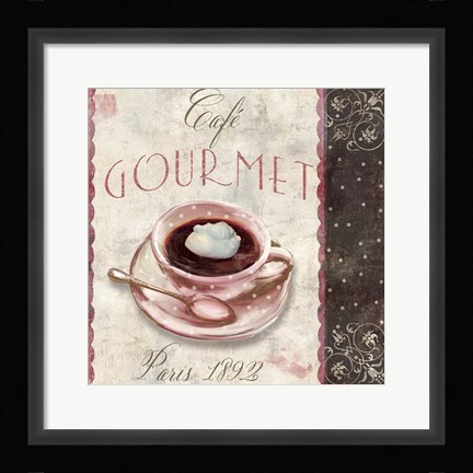 Framed Patisserie VIII Print