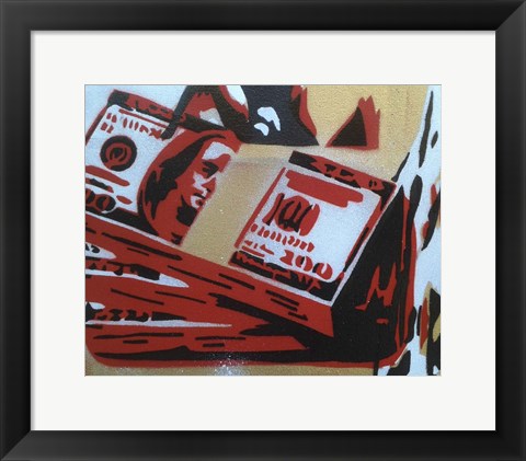 Framed 100 Dollars Print