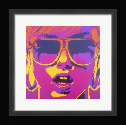 Framed Pop Star 4 Print