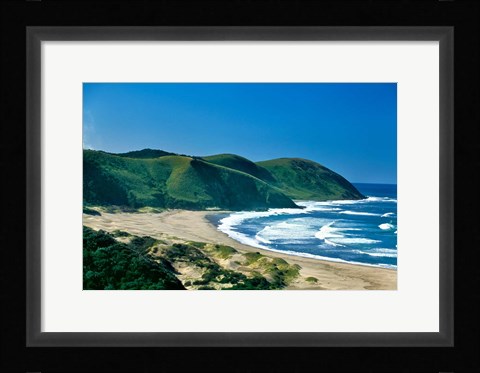 Framed View of the Coastline, Eastern Cape, South Africa Print