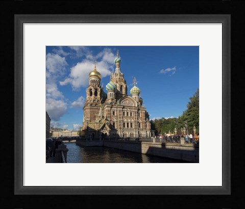 Framed Church of the Savior on Blood, St. Petersburg, Russia Print