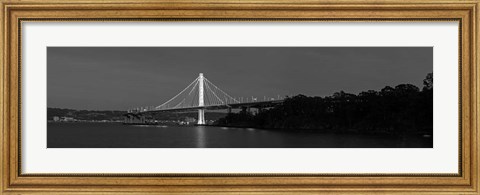 Framed Eastern Span Replacement of the San Francisco, Oakland Bay Bridge Print