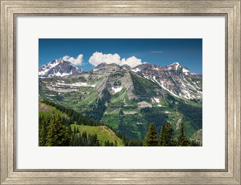 Framed Trees on a Mountain, Crested Butte, Colorado Print