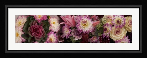 Framed Close-up of Flowers in a Bouquet Print