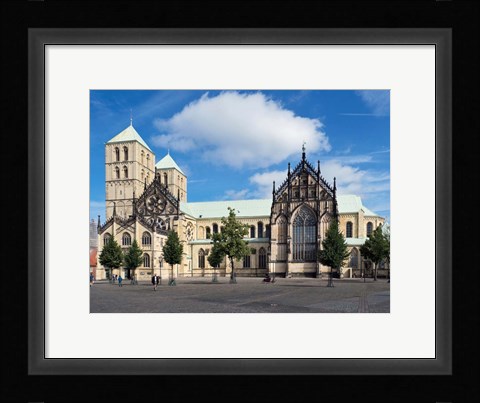 Framed Munster Cathedral, Munster, Germany Print
