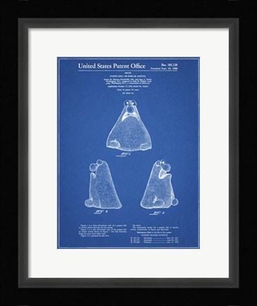 Framed Blueprint Wilkins Coffee (Wontkins) Muppet Patent Print