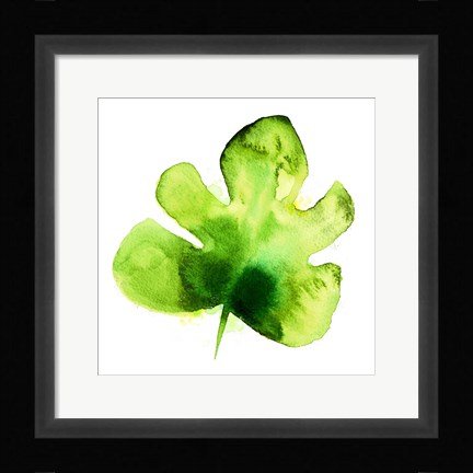 Framed Tropical Icons Tropical Leaf Print