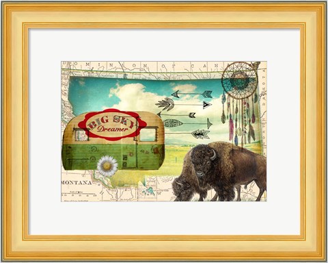 Framed Big Sky Print