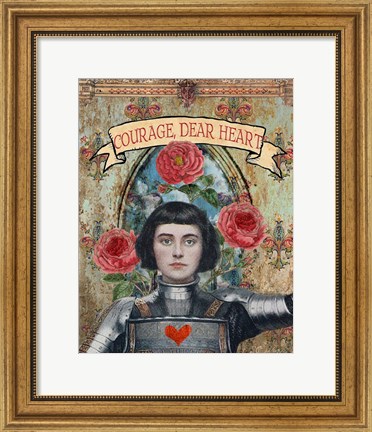 Framed Courage Dear Heart Print