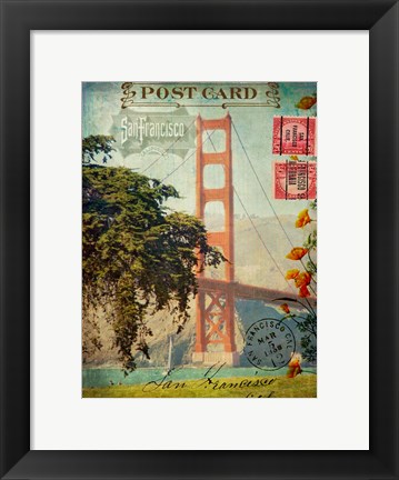 Framed San Francisco CA Print