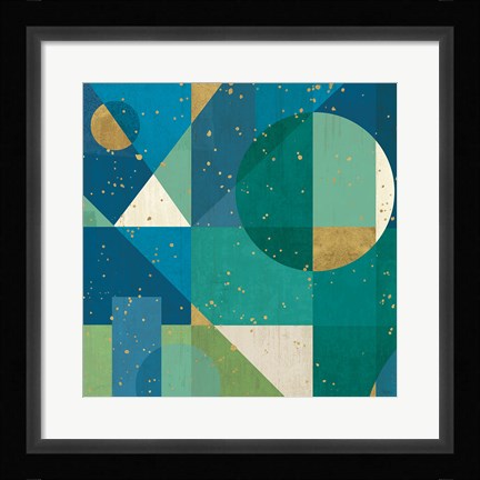 Framed Geo Contour II Print