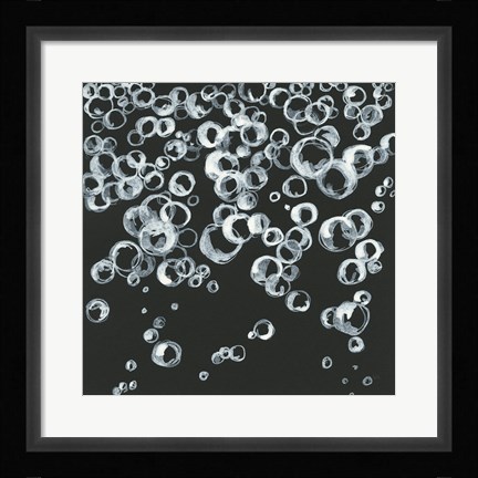 Framed Bubbles II Print