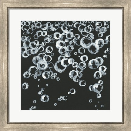 Framed Bubbles II Print