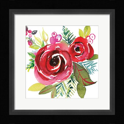 Framed Scarlett O Christmas VI Print