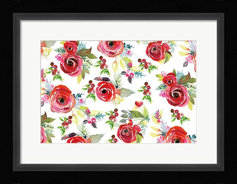 Framed Scarlett O Christmas VII Print