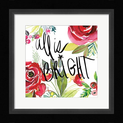 Framed Scarlett O Christmas II Print