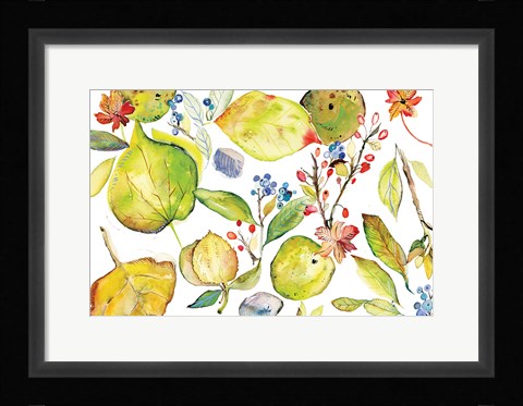 Framed Harvest Rush III Print