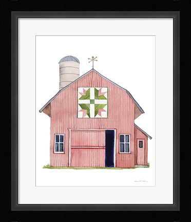 Framed Life on the Farm Barn Element I Print